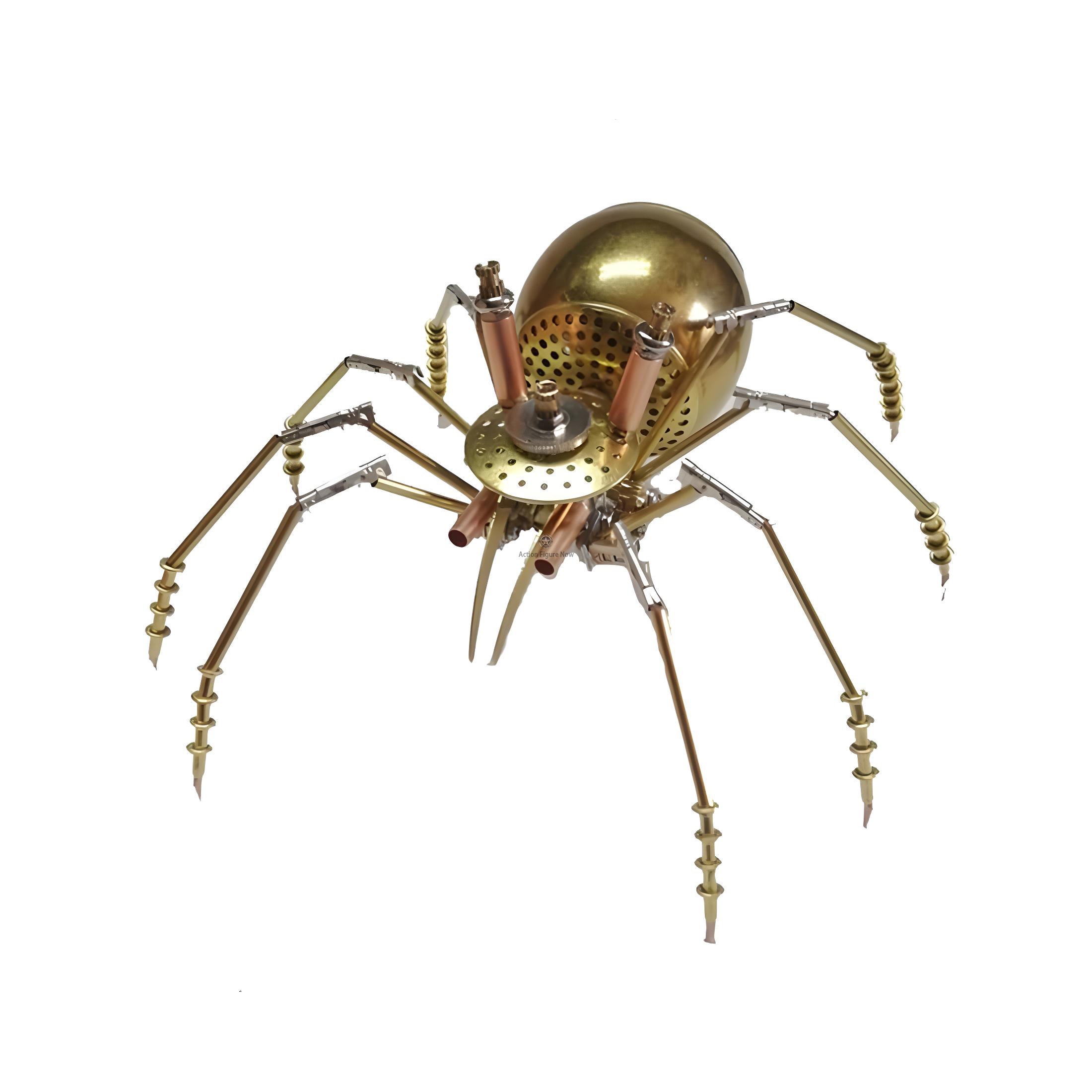168-Piece 3D Brass Spider Steampunk Model Kit: DIY Metal Puzzle Building Set 168-Piece 3D Brass Spider Steampunk Model Kit: DIY Metal Puzzle Building Set