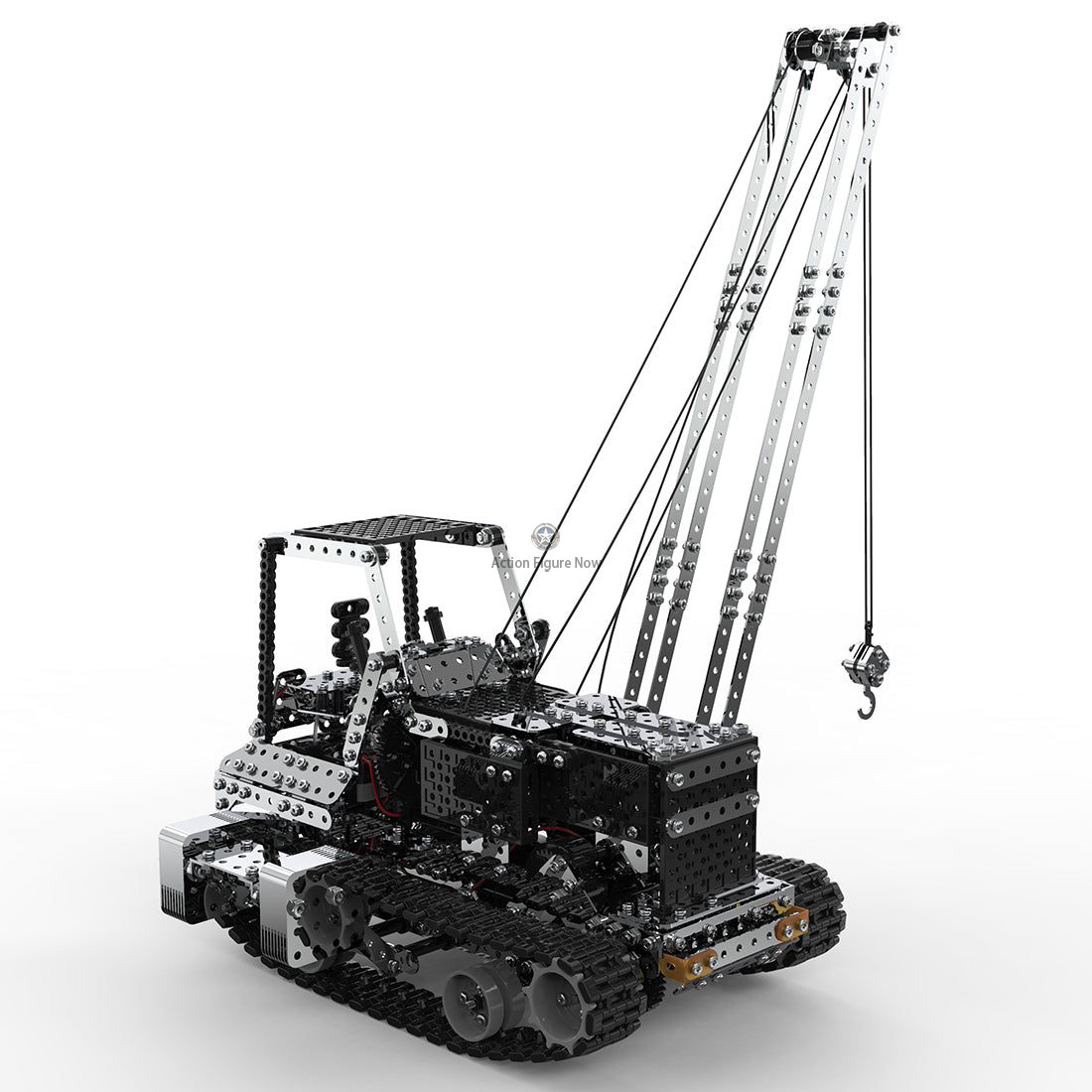 1745Pcs DIY Stainless Steel Assembled RC Car Crane Model 2.4G 10CH 1745Pcs DIY Stainless Steel Assembled RC Car Crane Model 2.4G 10CH