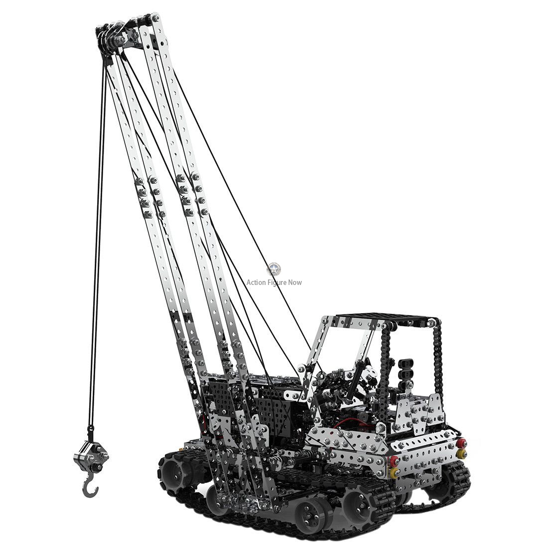 1745Pcs 2.4G 10CH DIY Metal KIT - Heavy Duty Self-erecting RC Crane with Foldable Jib