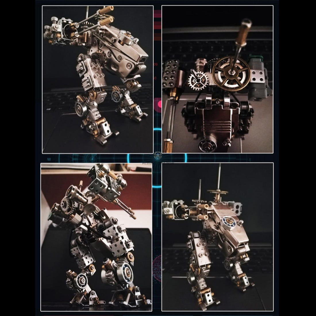 213-Piece DIY TX-1 Metal Aerial Mecha 3D Assembly Model Kit 213-Piece DIY TX-1 Metal Aerial Mecha 3D Assembly Model Kit