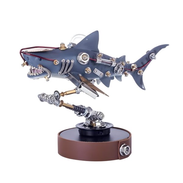 217 Pieces 3D Metal Shark Puzzle