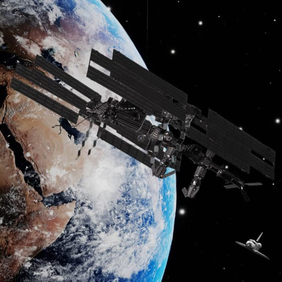 250PCS 3D Metal Puzzle International Space Station Model Kit: Build Your Own Astronaut Lodge 250PCS 3D Metal Puzzle International Space Station Model Kit: Build Your Own Astronaut Lodge