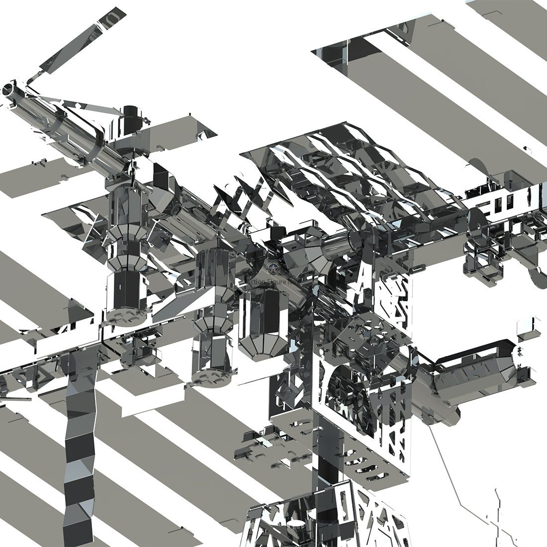 250PCS 3D Metal Puzzle International Space Station Model Kit: Build Your Own Astronaut Lodge 250PCS 3D Metal Puzzle International Space Station Model Kit: Build Your Own Astronaut Lodge