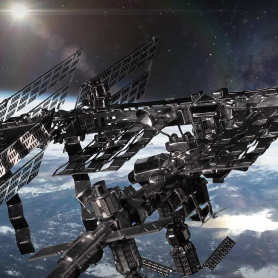 250PCS 3D Metal Puzzle International Space Station Model Kit: Build Your Own Astronaut Lodge 250PCS 3D Metal Puzzle International Space Station Model Kit: Build Your Own Astronaut Lodge