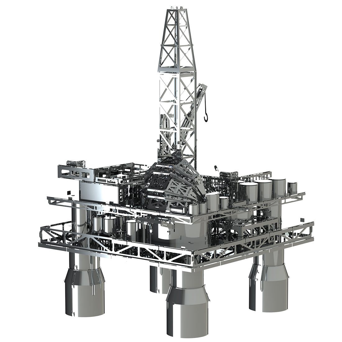 250-Piece Mechanical Oil Platform 3D Puzzle: The Ultimate Treasure-Finding Challenge 250-Piece Mechanical Oil Platform 3D Puzzle: The Ultimate Treasure-Finding Challenge
