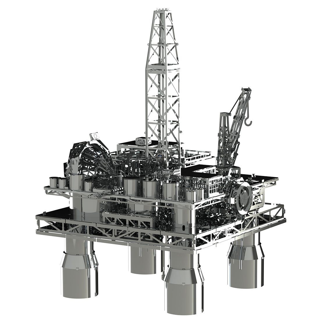 250-Piece Mechanical Oil Platform 3D Puzzle: The Ultimate Treasure-Finding Challenge 250-Piece Mechanical Oil Platform 3D Puzzle: The Ultimate Treasure-Finding Challenge
