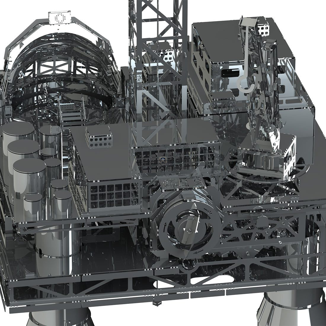 250-Piece Mechanical Oil Platform 3D Puzzle: The Ultimate Treasure-Finding Challenge 250-Piece Mechanical Oil Platform 3D Puzzle: The Ultimate Treasure-Finding Challenge