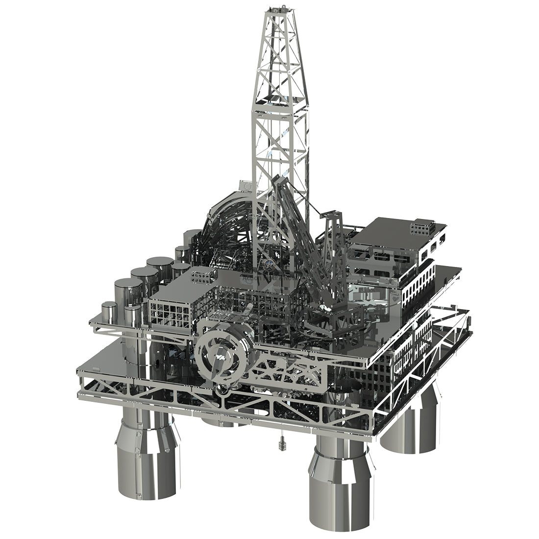 250-Piece Mechanical Oil Platform 3D Puzzle: The Ultimate Treasure-Finding Challenge 250-Piece Mechanical Oil Platform 3D Puzzle: The Ultimate Treasure-Finding Challenge