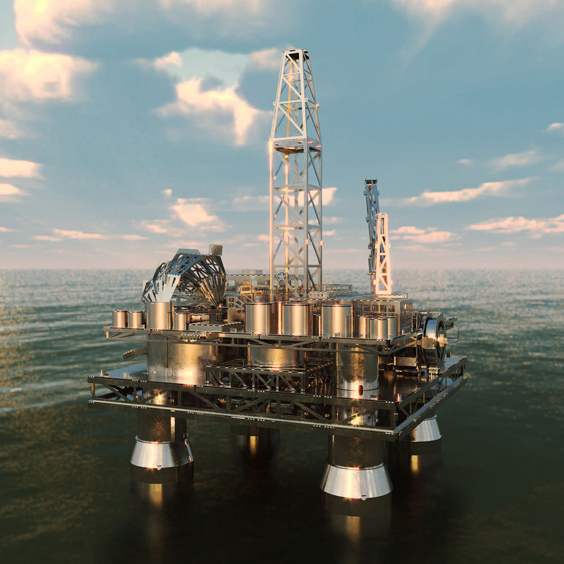 250-Piece Mechanical Oil Platform 3D Puzzle: The Ultimate Treasure-Finding Challenge 250-Piece Mechanical Oil Platform 3D Puzzle: The Ultimate Treasure-Finding Challenge