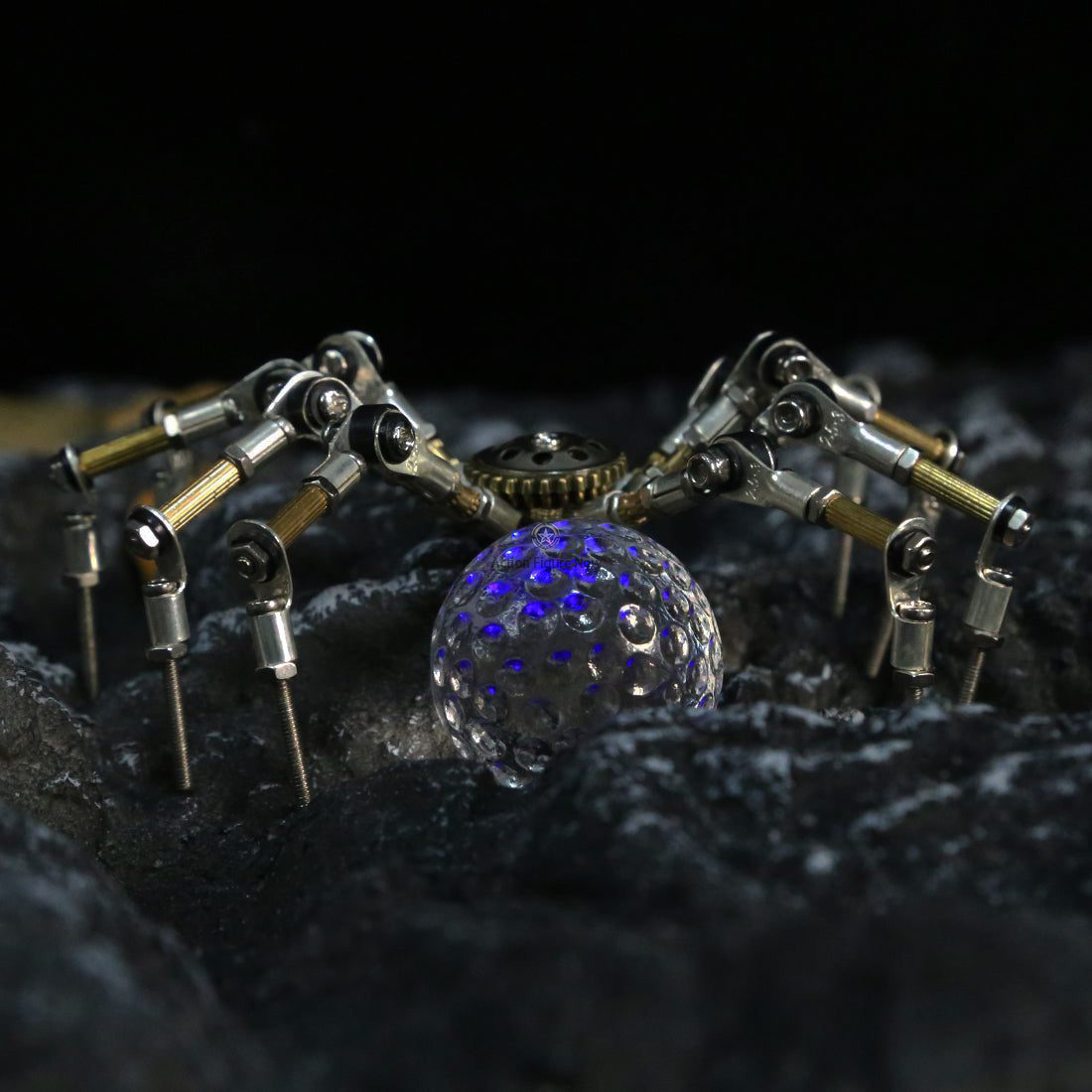 Halloween Light-Up Mini Spider Model DIY Kits: 3D Metal Puzzle Halloween Light-Up Mini Spider Model DIY Kits: 3D Metal Puzzle