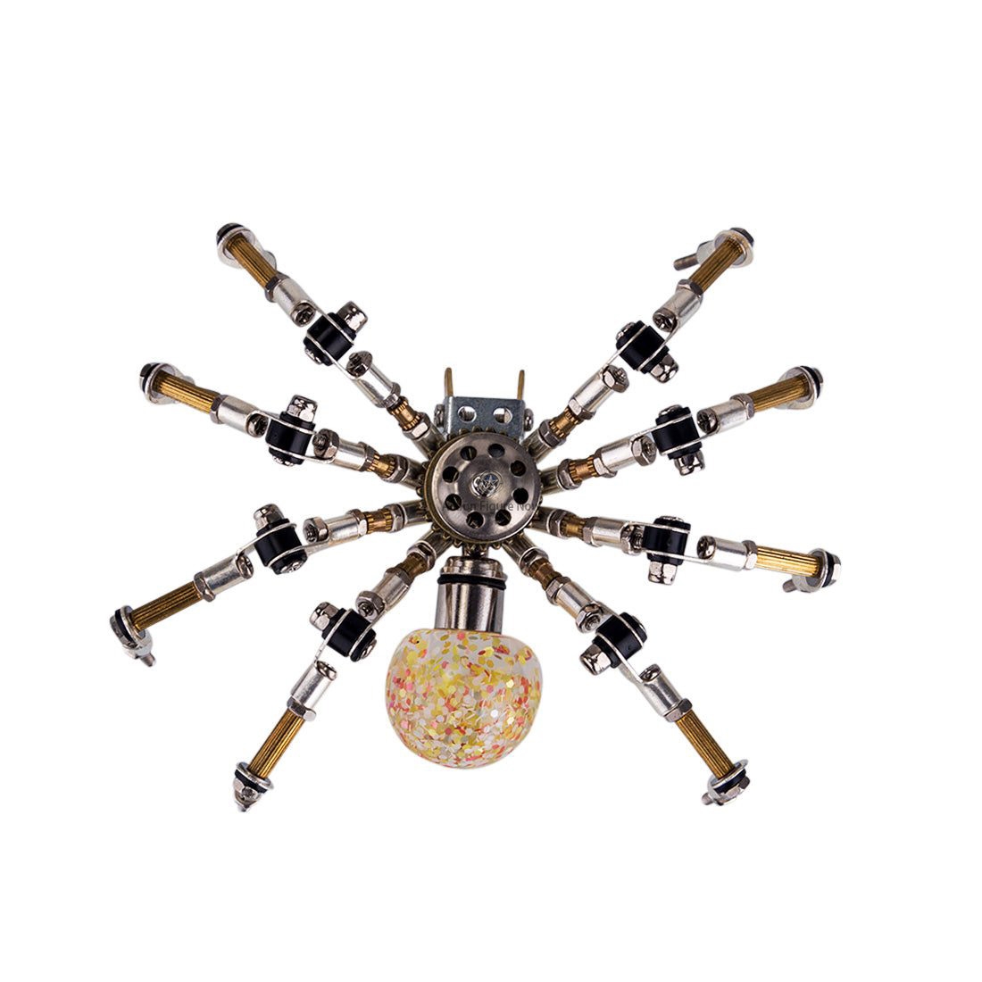 Halloween Light-Up Mini Spider Model DIY Kits: 3D Metal Puzzle Halloween Light-Up Mini Spider Model DIY Kits: 3D Metal Puzzle