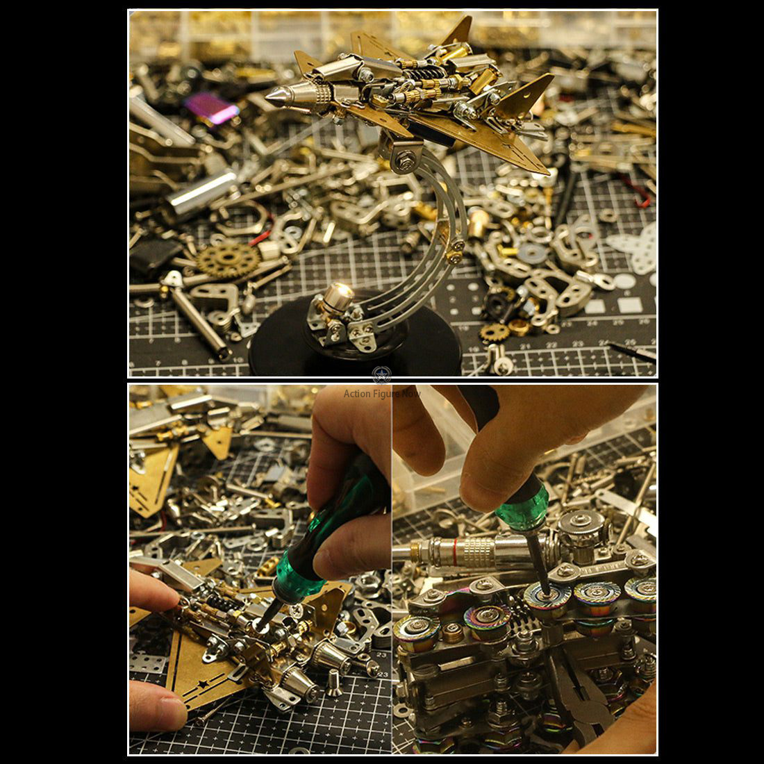 286-Piece J-20 Fighter 3D Metal Model DIY Kit with Light 286-Piece J-20 Fighter 3D Metal Model DIY Kit with Light