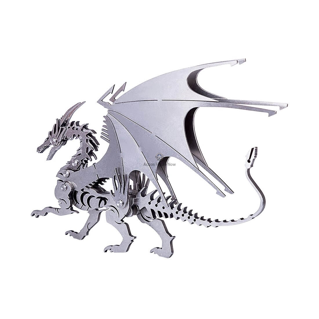 2pcs 3D Ice Dragon & Flying Dragon DIY Assembled Metal Model Puzzle Toys 2pcs 3D Ice Dragon & Flying Dragon DIY Assembled Metal Model Puzzle Toys