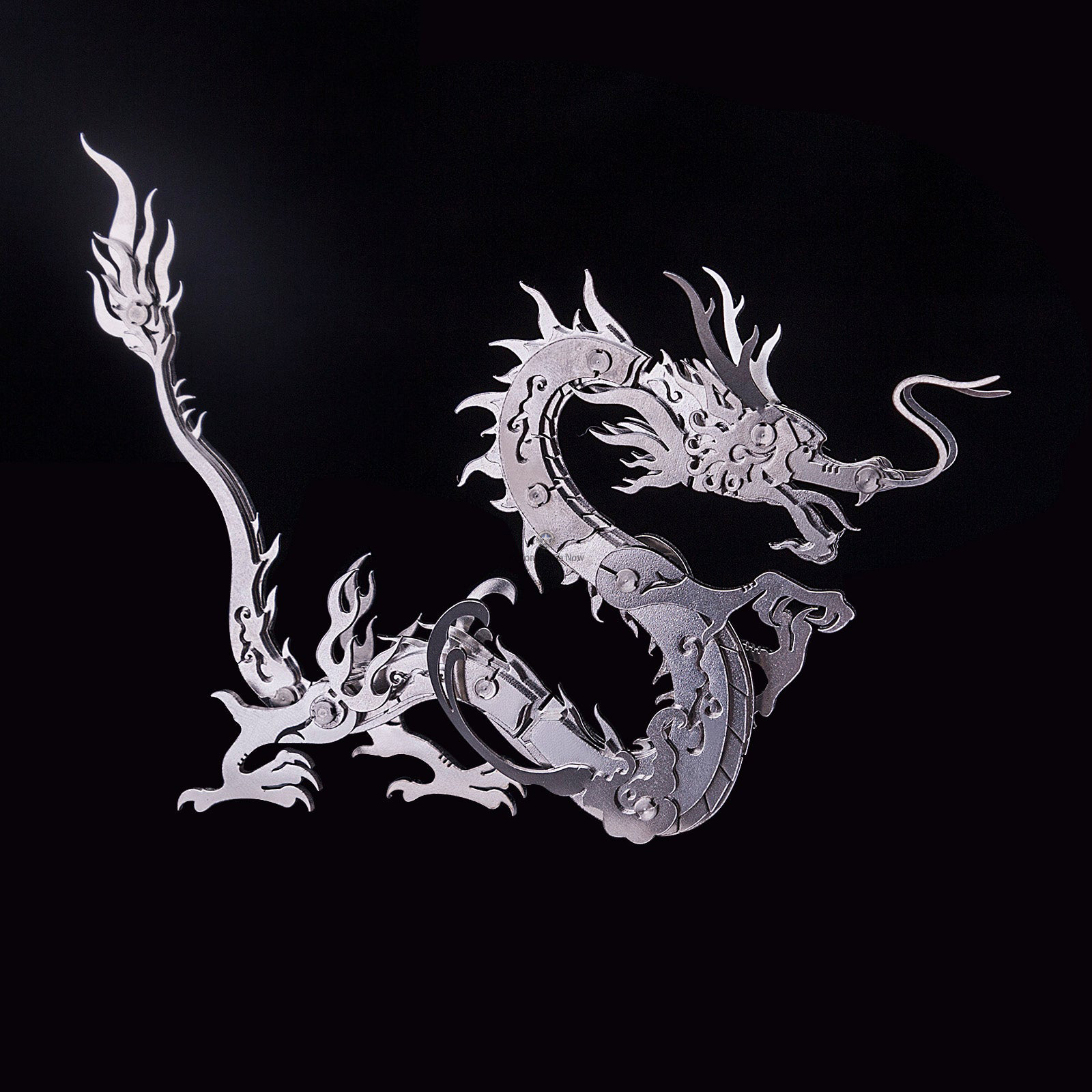 2Pcs Assembly DIY Metal Dragon Kit 2Pcs Assembly DIY Metal Dragon Kit