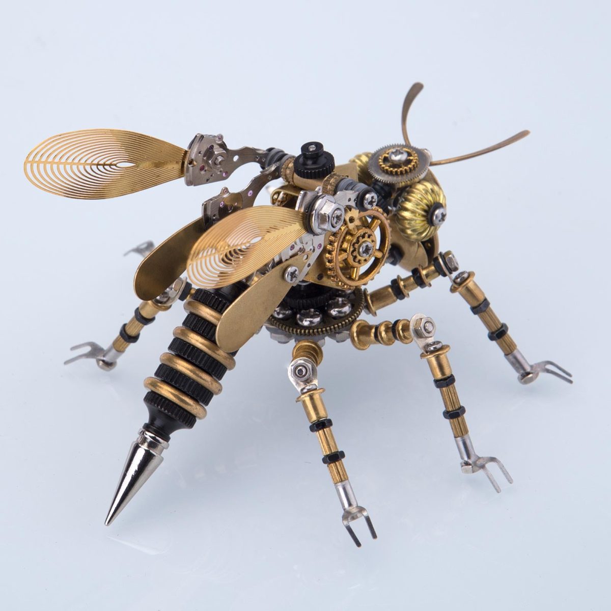 Steampunk Wasp 3D Metal Insect Model Kit