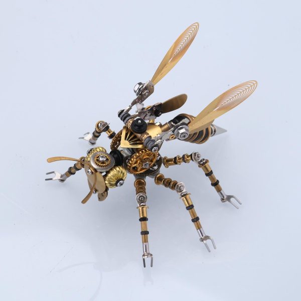 Steampunk Wasp 3D Metal Insect Model Kit