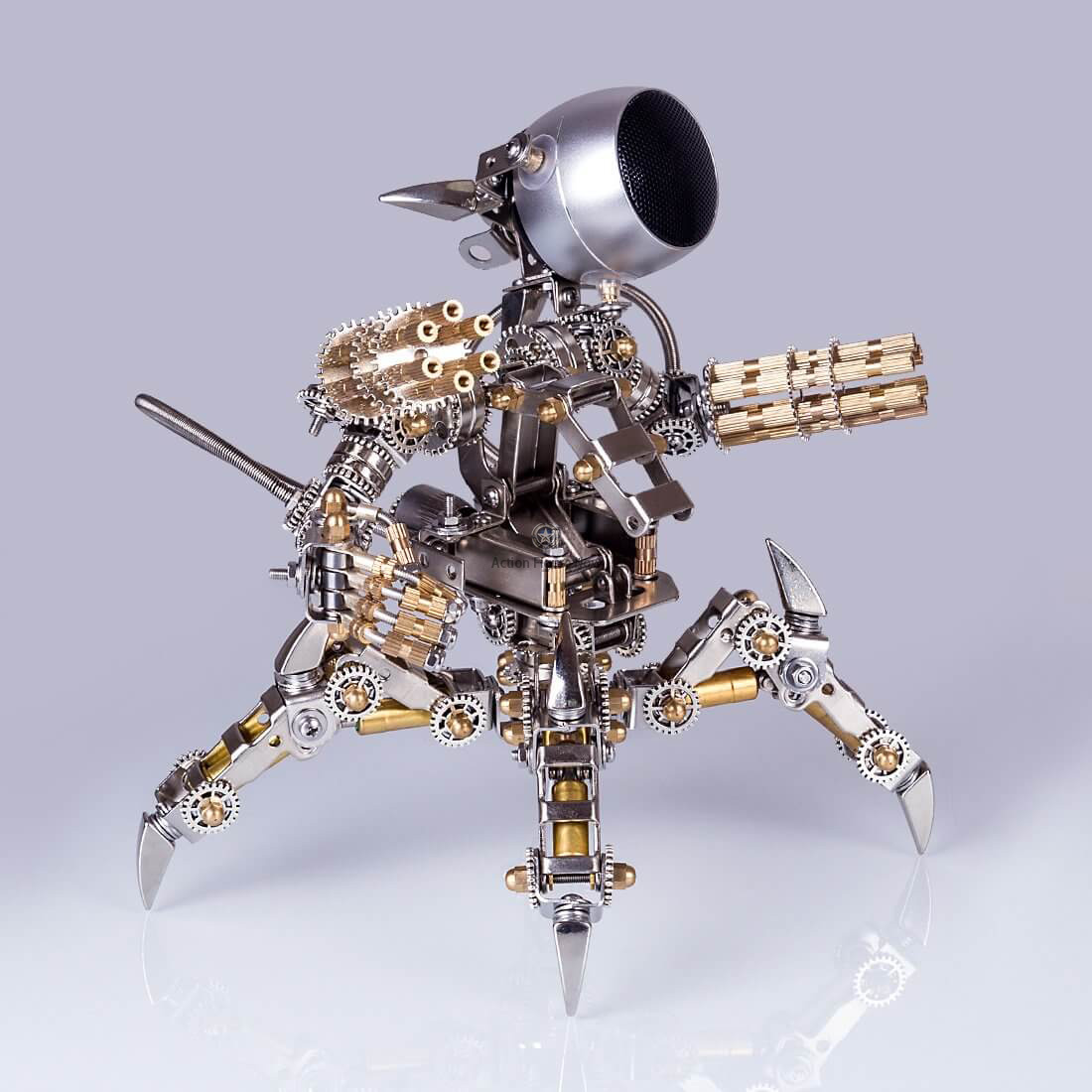 313Pcs DIY Stainless Steel 3D Puzzle Model Set - Magnetic Mecha Model with Detachable Bluetooth Speakers 313Pcs DIY Stainless Steel 3D Puzzle Model Set - Magnetic Mecha Model with Detachable Bluetooth Speakers