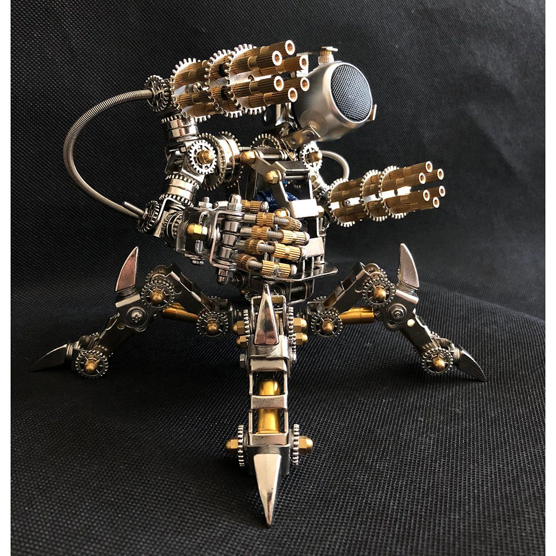 313Pcs DIY Stainless Steel 3D Puzzle Model Set - Magnetic Mecha Model with Detachable Bluetooth Speakers 313Pcs DIY Stainless Steel 3D Puzzle Model Set - Magnetic Mecha Model with Detachable Bluetooth Speakers