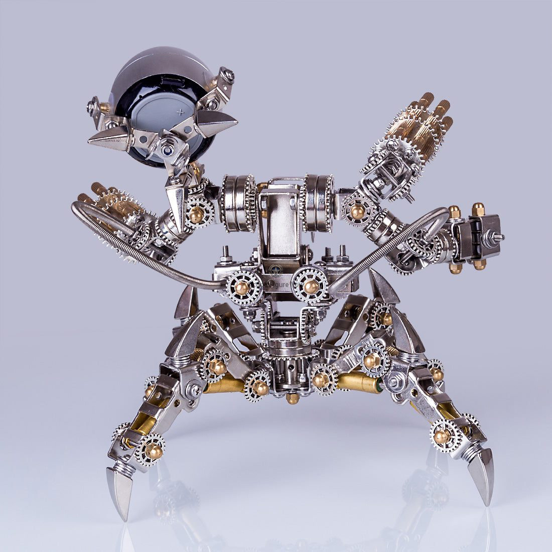 313Pcs DIY Stainless Steel 3D Puzzle Model Set - Magnetic Mecha Model with Detachable Bluetooth Speakers 313Pcs DIY Stainless Steel 3D Puzzle Model Set - Magnetic Mecha Model with Detachable Bluetooth Speakers
