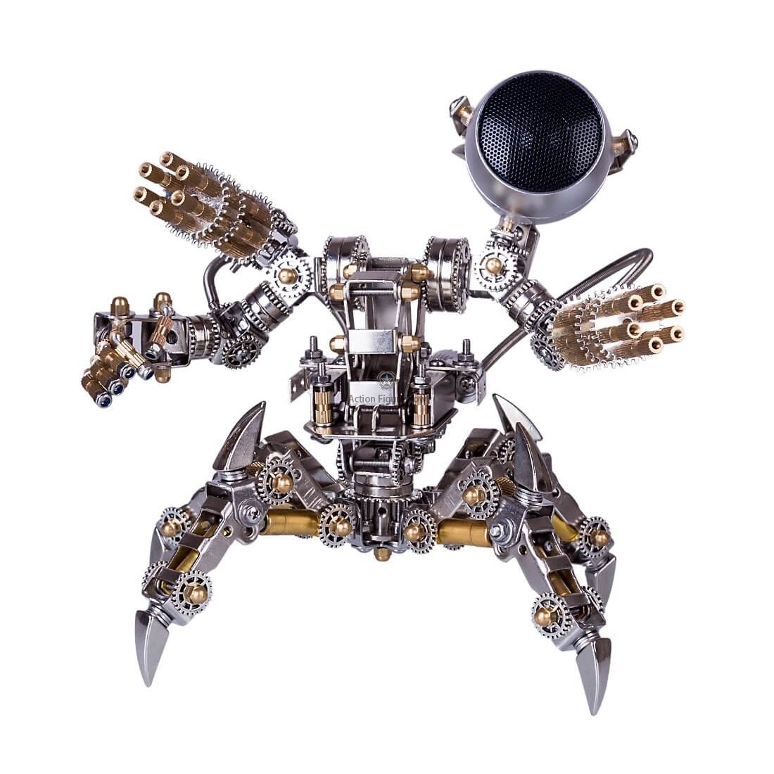 313Pcs DIY Stainless Steel 3D Puzzle Model Set - Magnetic Mecha Model with Detachable Bluetooth Speakers 313Pcs DIY Stainless Steel 3D Puzzle Model Set - Magnetic Mecha Model with Detachable Bluetooth Speakers