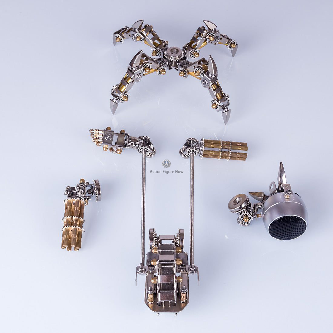 313Pcs DIY Stainless Steel 3D Puzzle Model Set - Magnetic Mecha Model with Detachable Bluetooth Speakers 313Pcs DIY Stainless Steel 3D Puzzle Model Set - Magnetic Mecha Model with Detachable Bluetooth Speakers