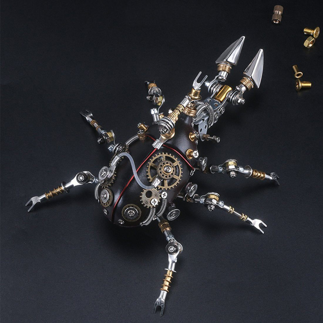 324Pcs Metal DIY Model Trypoxylus Dichotomus Assembly Puzzle