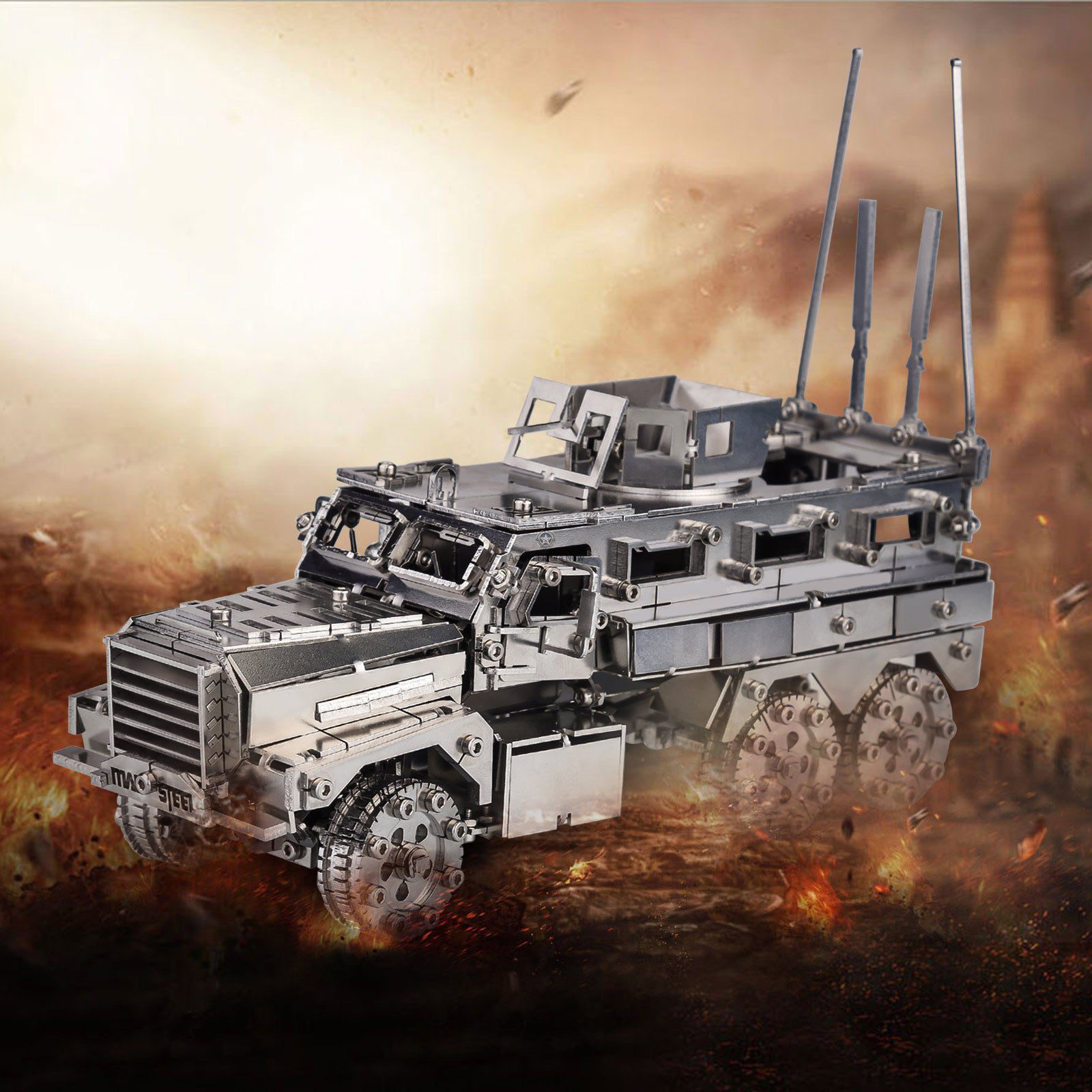 3D Metal Puzzle: DIY Mine Resistant Ambush Protected Vehicles Model 3D Metal Puzzle: DIY Mine Resistant Ambush Protected Vehicles Model