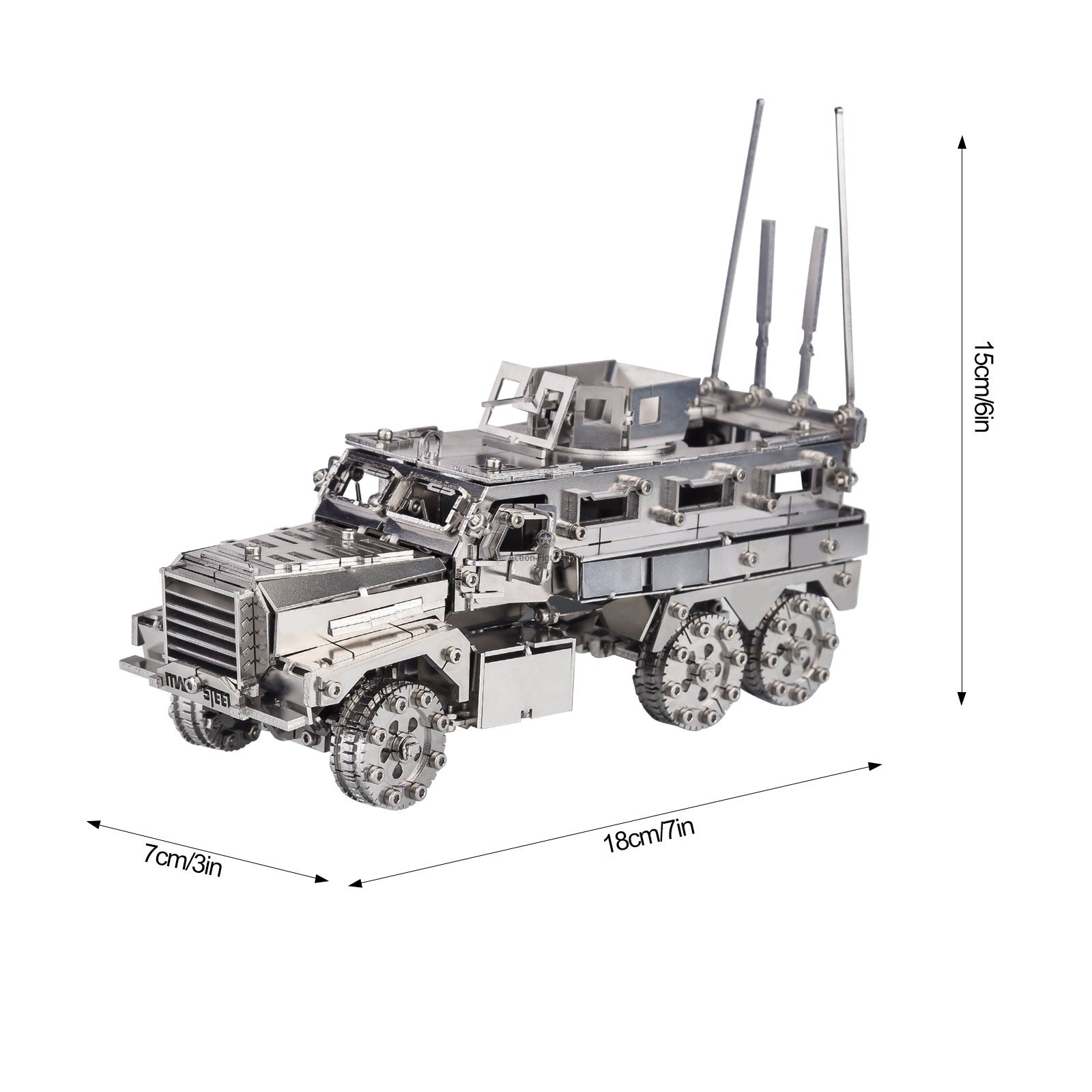 3D Metal Puzzle: DIY Mine Resistant Ambush Protected Vehicles Model 3D Metal Puzzle: DIY Mine Resistant Ambush Protected Vehicles Model