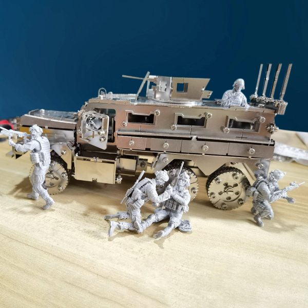 3D Metal Puzzle: DIY Mine Resistant Ambush Protected Vehicles Model