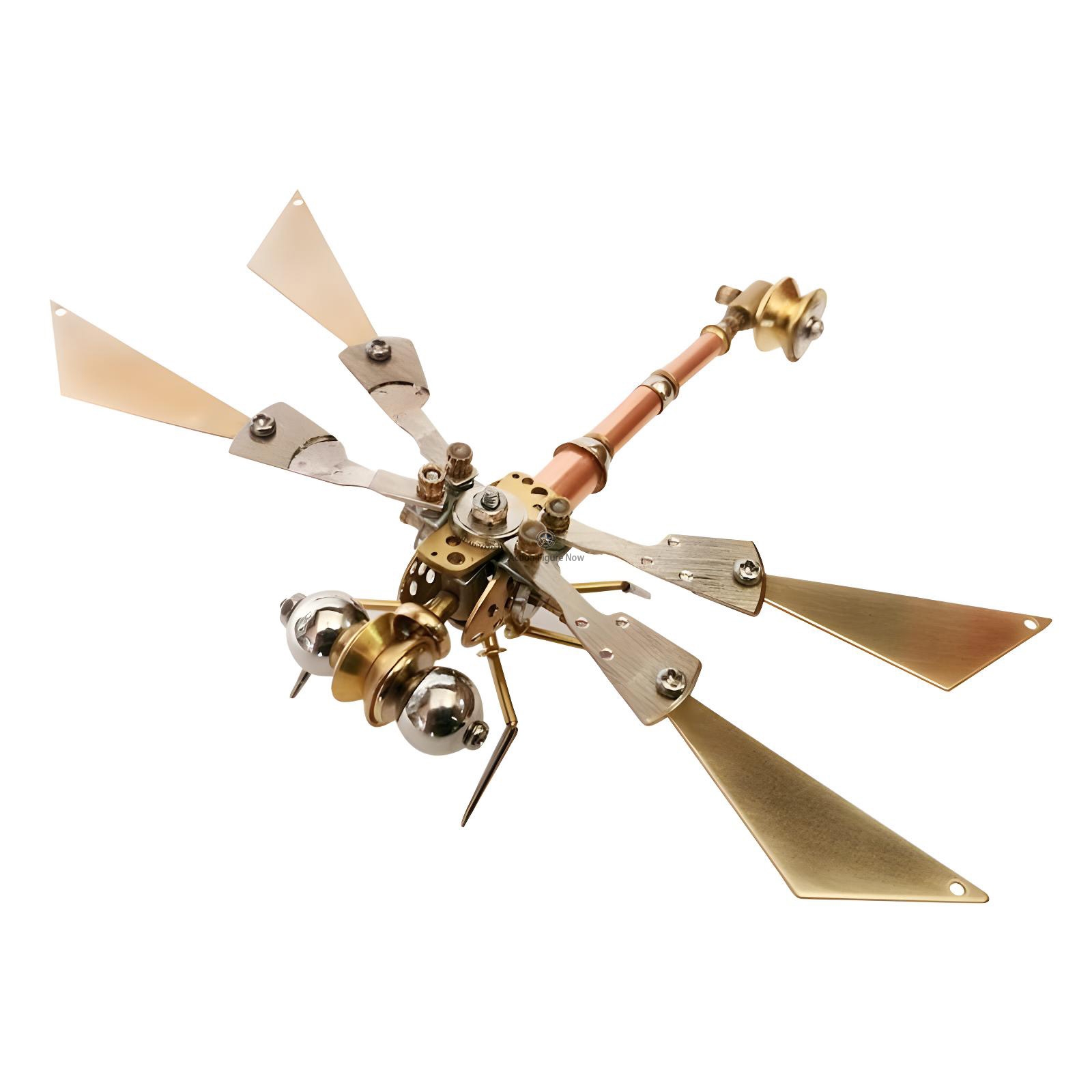 3D Metal Copper Dragonfly: Mechanical Insects Model Craft 3D Metal Copper Dragonfly: Mechanical Insects Model Craft