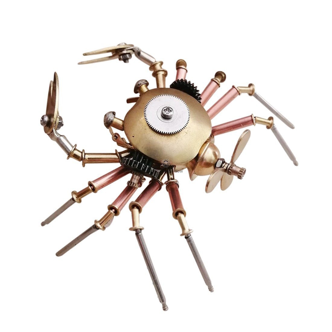 3D Metal Copper Mechanical Crab Testa Handicrafts Model for Home Decor 3D Metal Copper Mechanical Crab Testa Handicrafts Model for Home Decor
