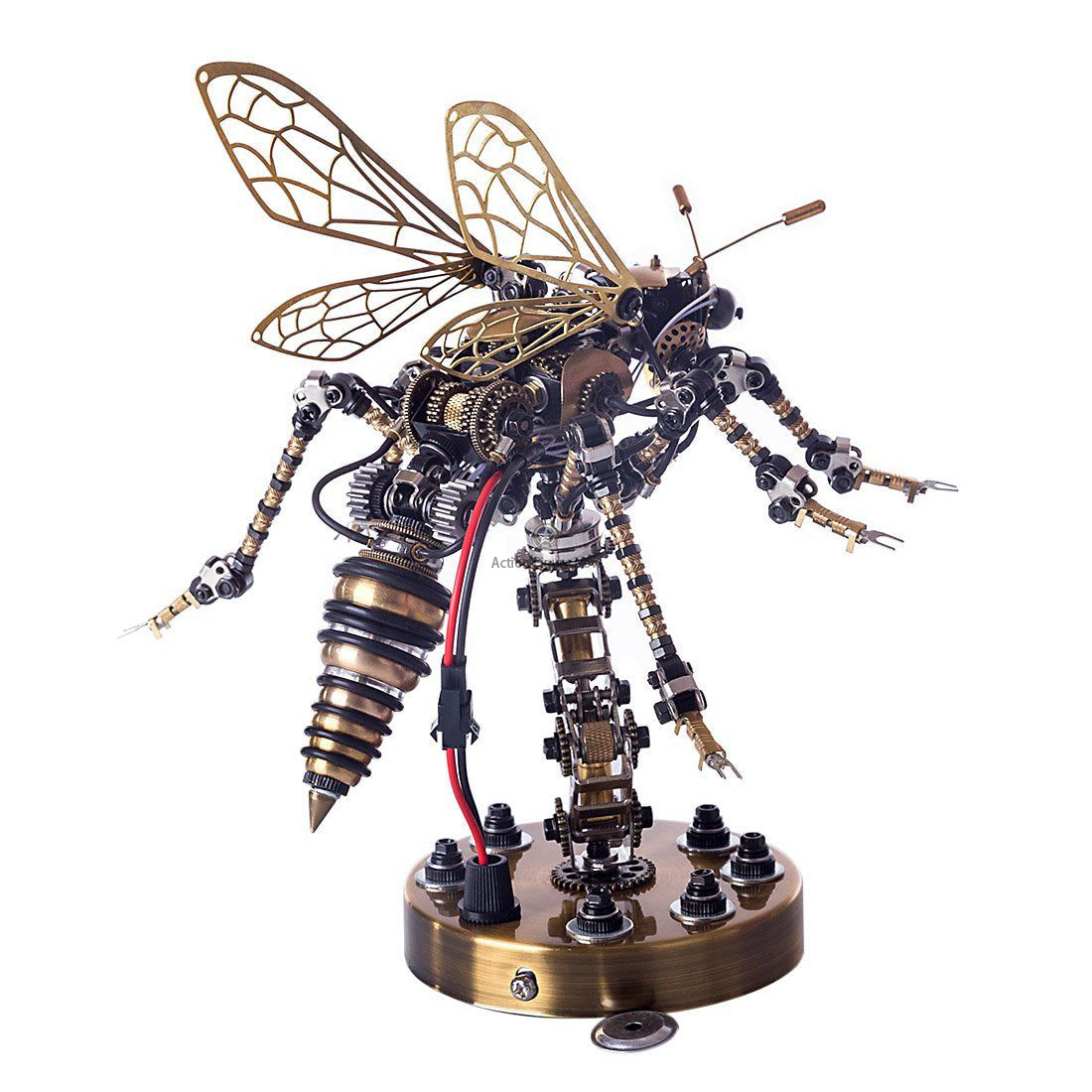 3D Metal DIY Mechanical Wasp Insects Puzzle Model Kit Assembly Jigsaw Crafts 3D Metal DIY Mechanical Wasp Insects Puzzle Model Kit Assembly Jigsaw Crafts