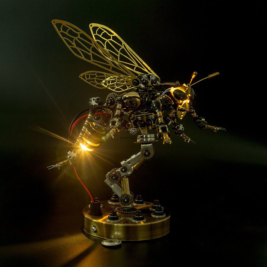 3D Metal DIY Mechanical Wasp Insects Puzzle Model Kit Assembly Jigsaw Crafts 3D Metal DIY Mechanical Wasp Insects Puzzle Model Kit Assembly Jigsaw Crafts