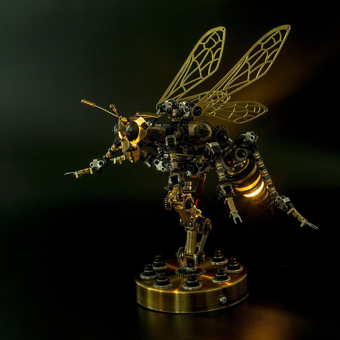 3D Metal DIY Mechanical Wasp Insects Puzzle Model Kit Assembly Jigsaw Crafts 3D Metal DIY Mechanical Wasp Insects Puzzle Model Kit Assembly Jigsaw Crafts