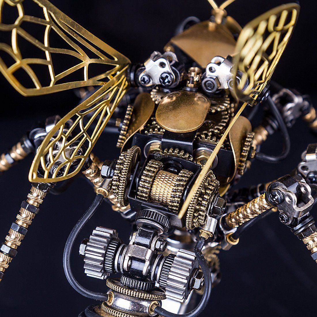 3D Metal DIY Mechanical Wasp Insects Puzzle Model Kit Assembly Jigsaw Crafts 3D Metal DIY Mechanical Wasp Insects Puzzle Model Kit Assembly Jigsaw Crafts
