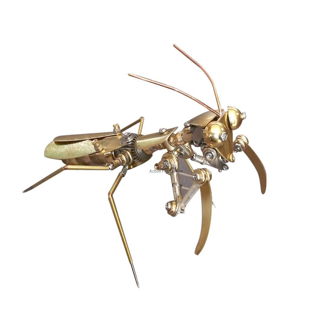 3D Copper Mantis Metal Mechanical Insects Model Steampunk Kit 3D Copper Mantis Metal Mechanical Insects Model Steampunk Kit