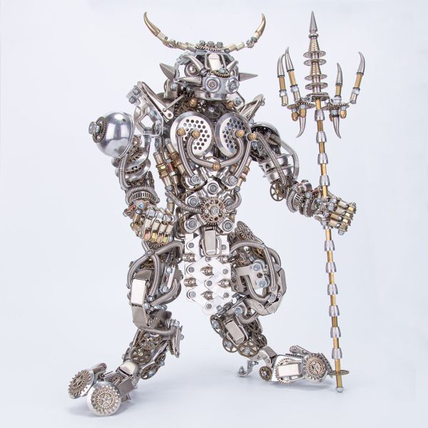 3D Metal Puzzle Minotaur: Challenging Bull-Headed Monster Model Kit