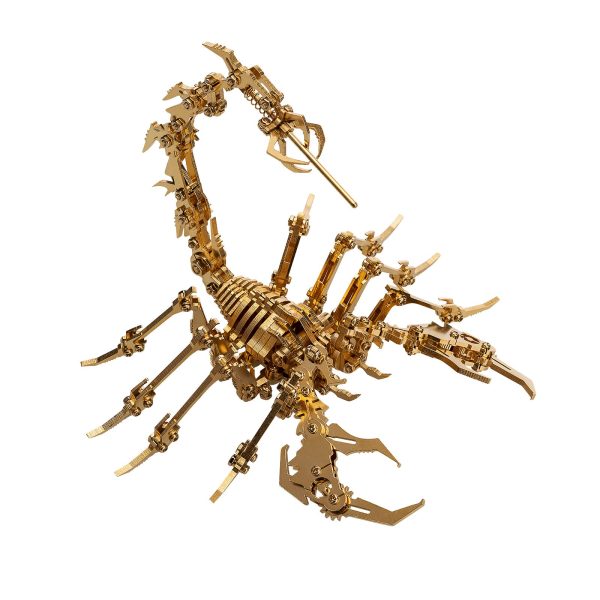 3D Metal Puzzle: Golden Scorpion King DIY Model Kit