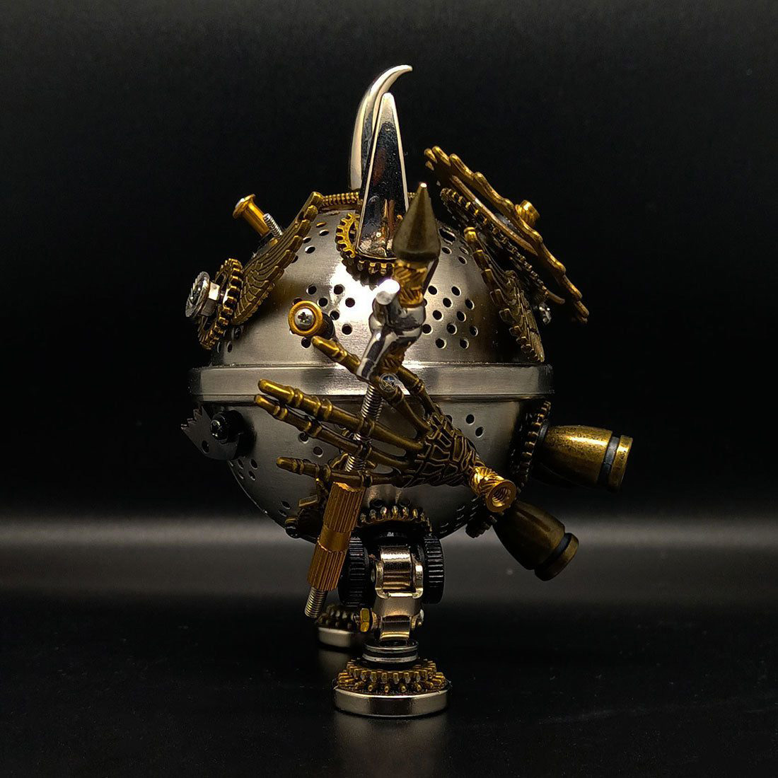 3D Steampunk Metal Little Evil Soldier Mecha With Spear Model Kit Assembly Aromatherapy box 3D Steampunk Metal Little Evil Soldier Mecha With Spear Model Kit Assembly Aromatherapy box