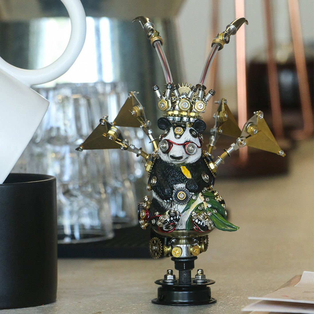 3Pcs DIY Metal Assembly Panda Series Model Kit for Home and Collection Decoration 3Pcs DIY Metal Assembly Panda Series Model Kit for Home and Collection Decoration