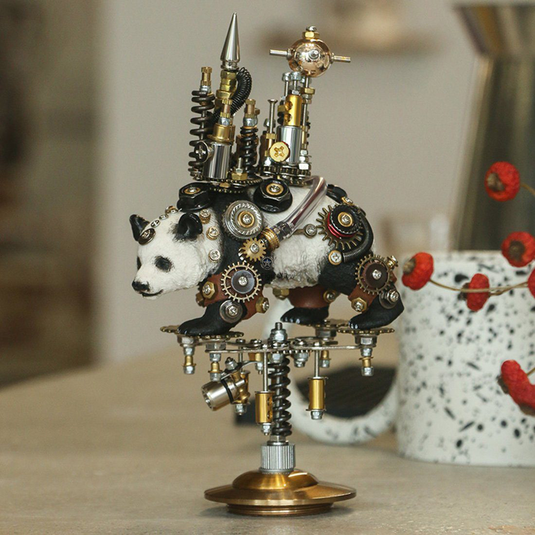 3Pcs DIY Metal Assembly Panda Series Model Kit for Home and Collection Decoration 3Pcs DIY Metal Assembly Panda Series Model Kit for Home and Collection Decoration