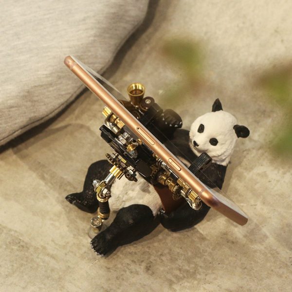 3Pcs DIY Metal Assembly Panda Series Model Kit for Home and Collection Decoration