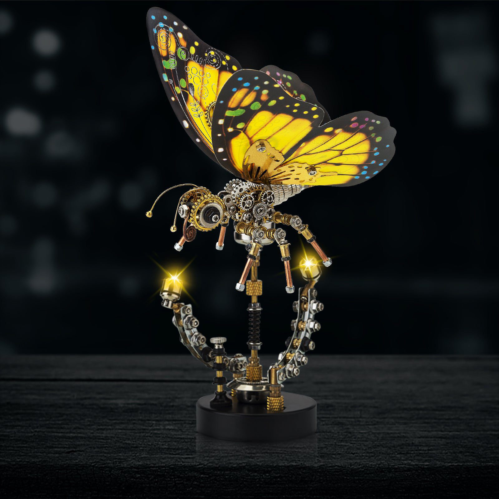 Steampunk Monarch Butterflies 3D Model Building Kit (3-Pack) Steampunk Monarch Butterflies 3D Model Building Kit (3-Pack)