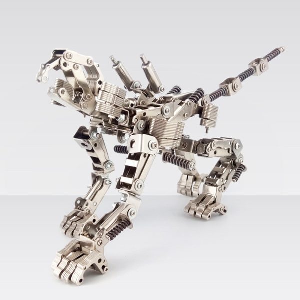415Pcs Metal Lion Mecha Puzzle Deformable Model Assembly Kits for Age 14+