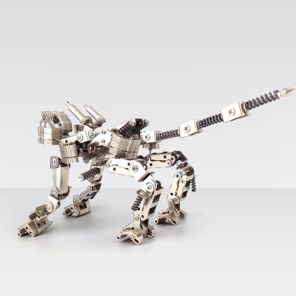415Pcs Metal Lion Mecha Puzzle Deformable Model Assembly Kits for Age 14+
