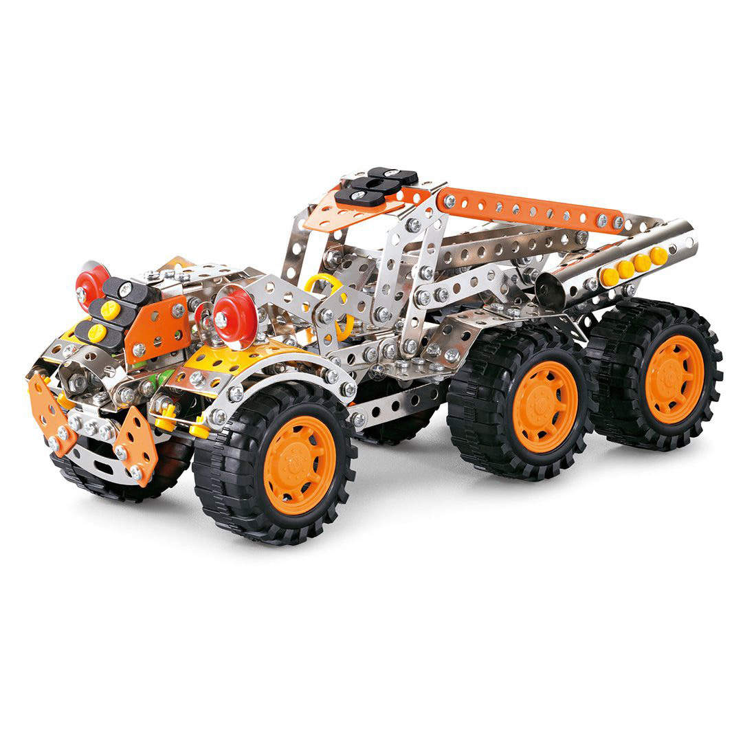 479-Piece Metal Six-Wheeled Racing Car Assembly Model Kit - STEAM Toys 479-Piece Metal Six-Wheeled Racing Car Assembly Model Kit - STEAM Toys