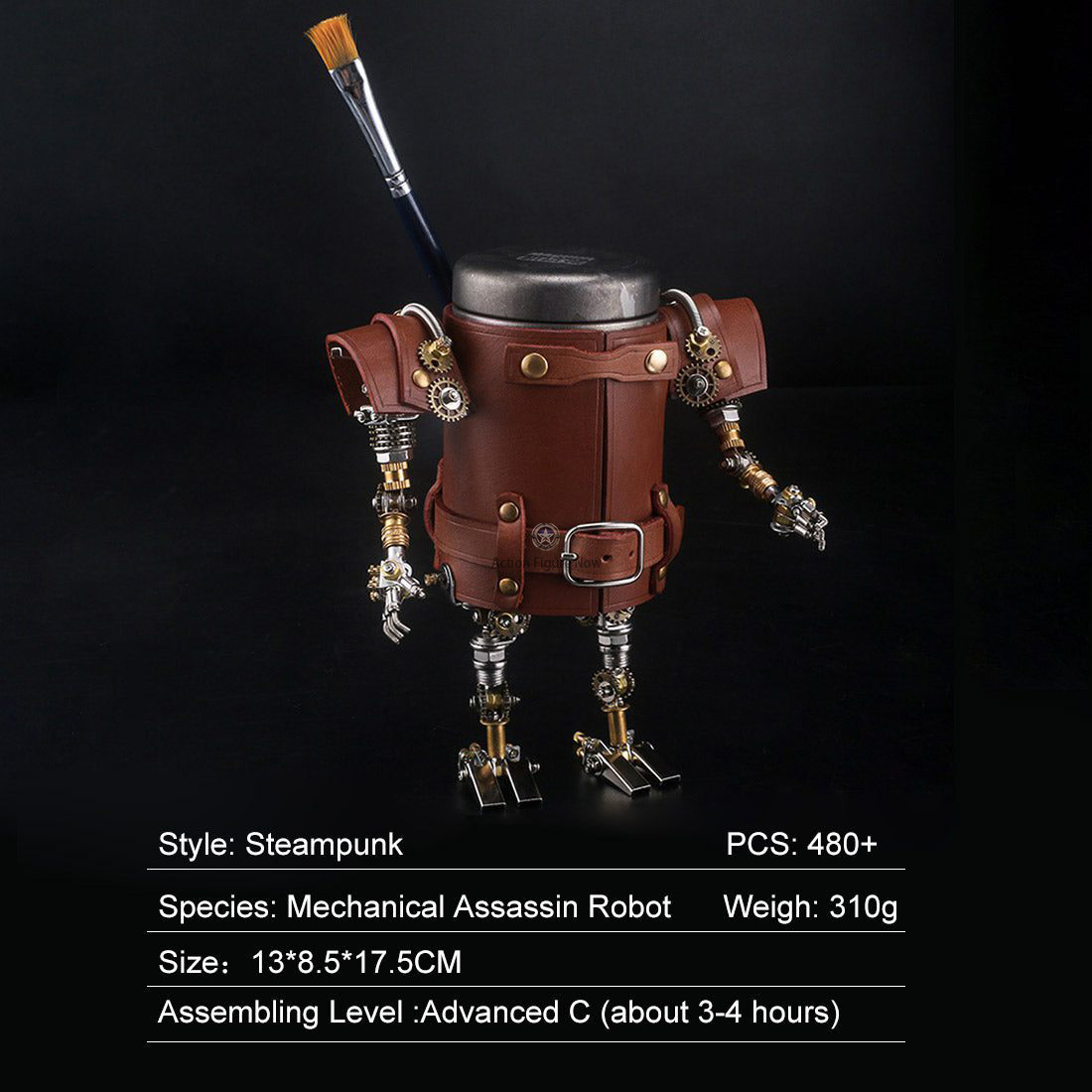 480PCS Steampunk Ancient Soldier Assembly Metal Pen Holder 480PCS Steampunk Ancient Soldier Assembly Metal Pen Holder