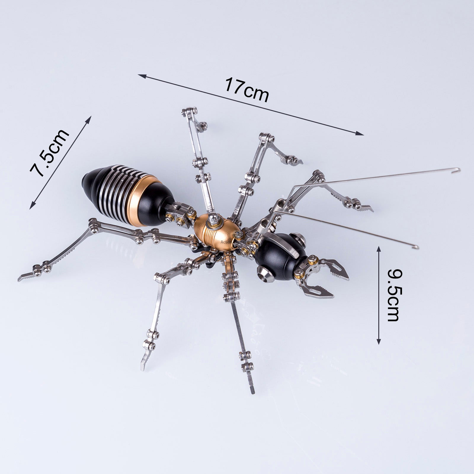 4PCS Metal Worker Ant Team DIY Model Assembly 4PCS Metal Worker Ant Team DIY Model Assembly