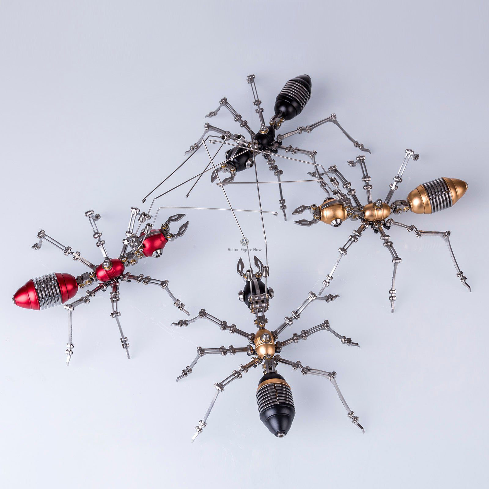 4PCS Metal Worker Ant Team DIY Model Assembly 4PCS Metal Worker Ant Team DIY Model Assembly