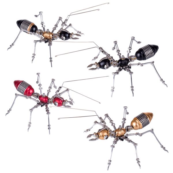4PCS Metal Worker Ant Team DIY Model Assembly